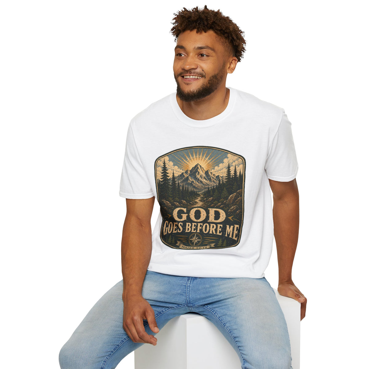 God goes before me T-Shirt