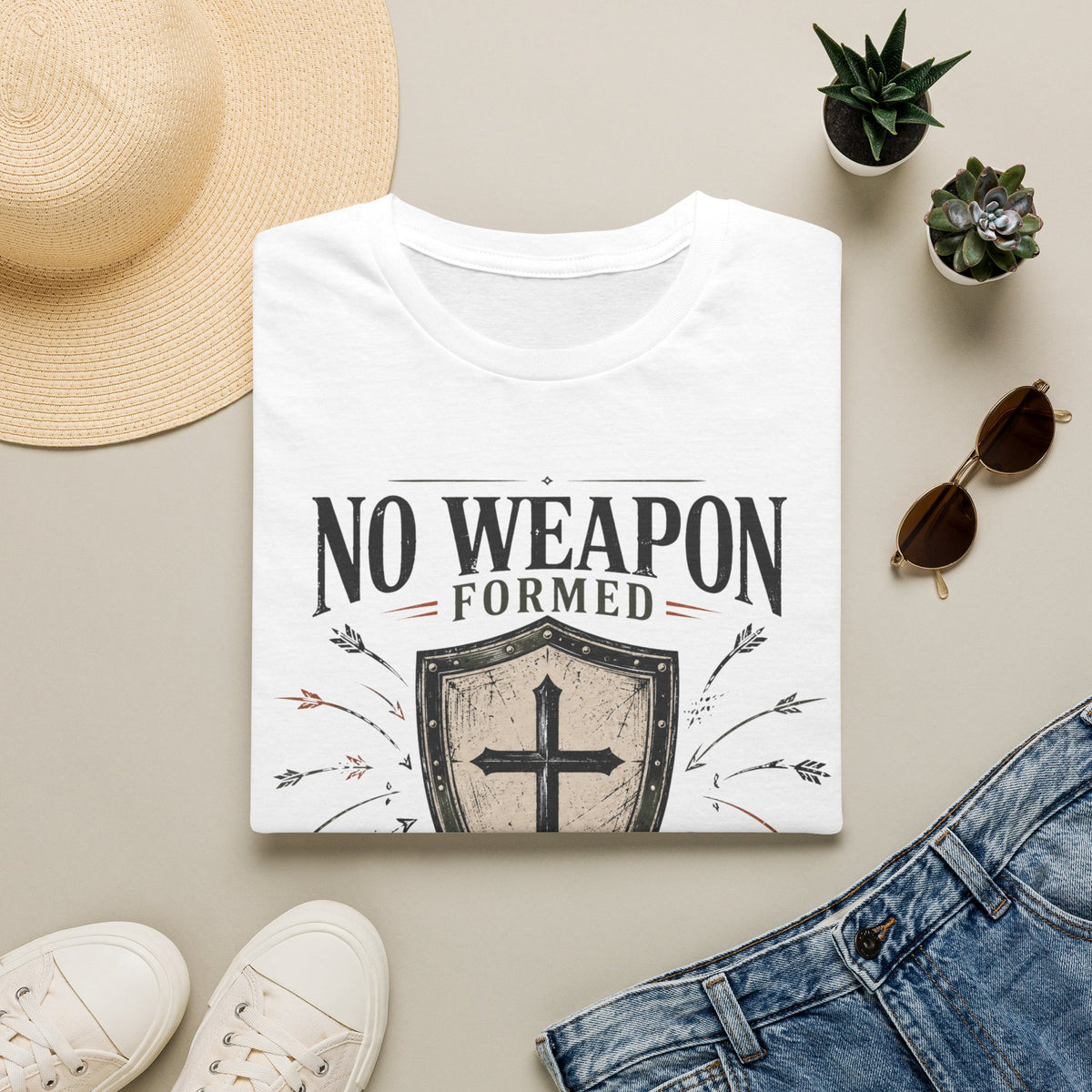 No Weapon formed against Me T-Shirt