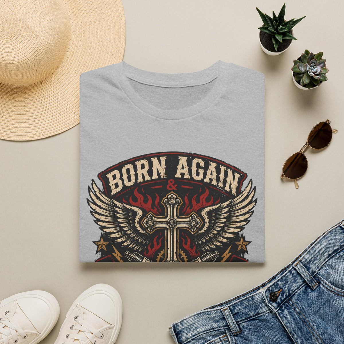 Born Again Built to Ride T-Shirt