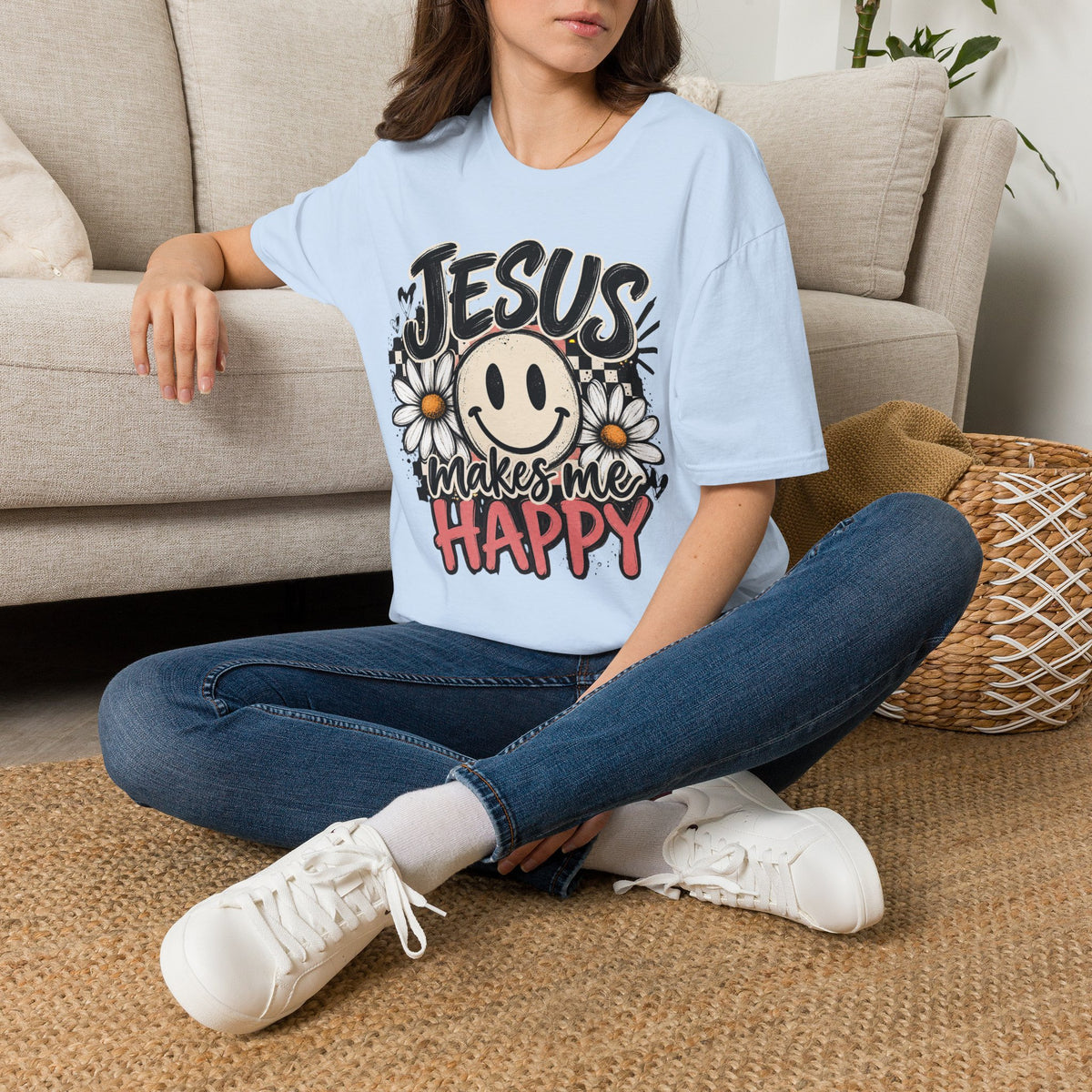 Jesus makes me happy T-Shirt