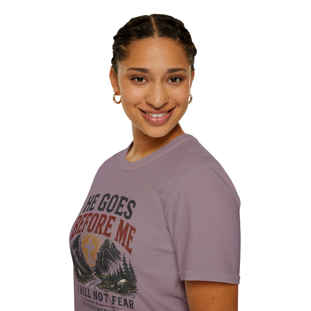 He goes before me T-Shirt