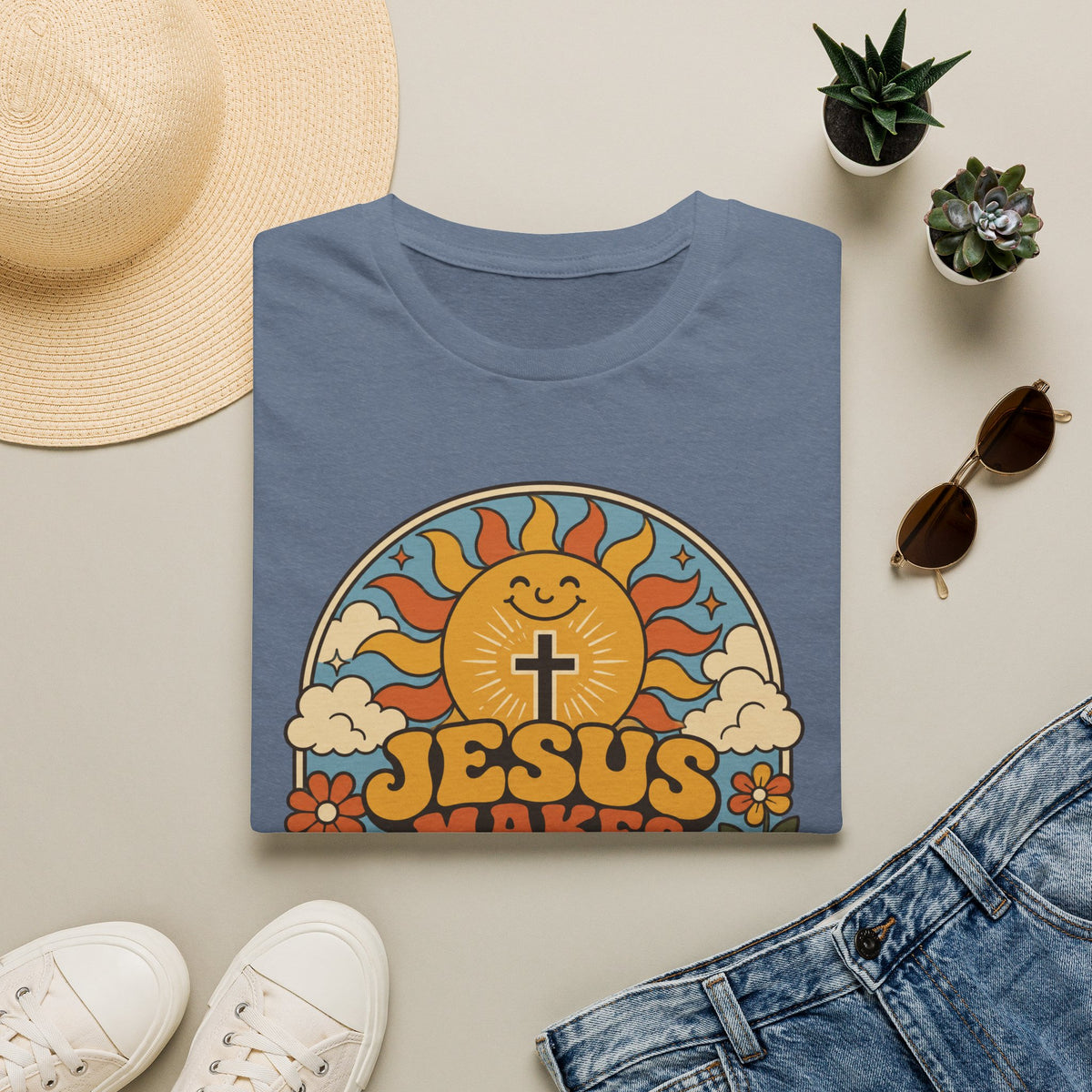 Jesus makes everything brighter T-Shirt