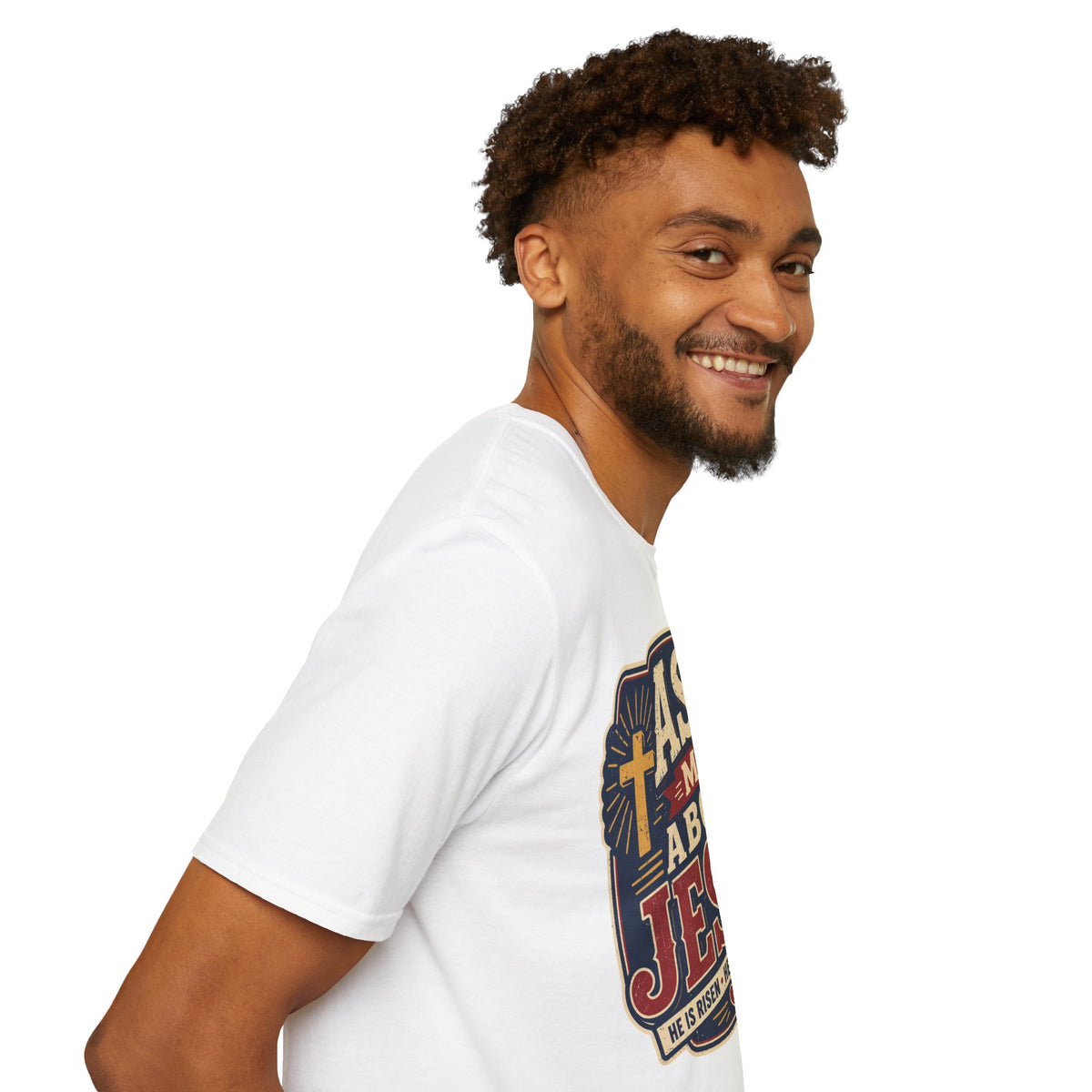 Ask me about Jesus T-Shirt