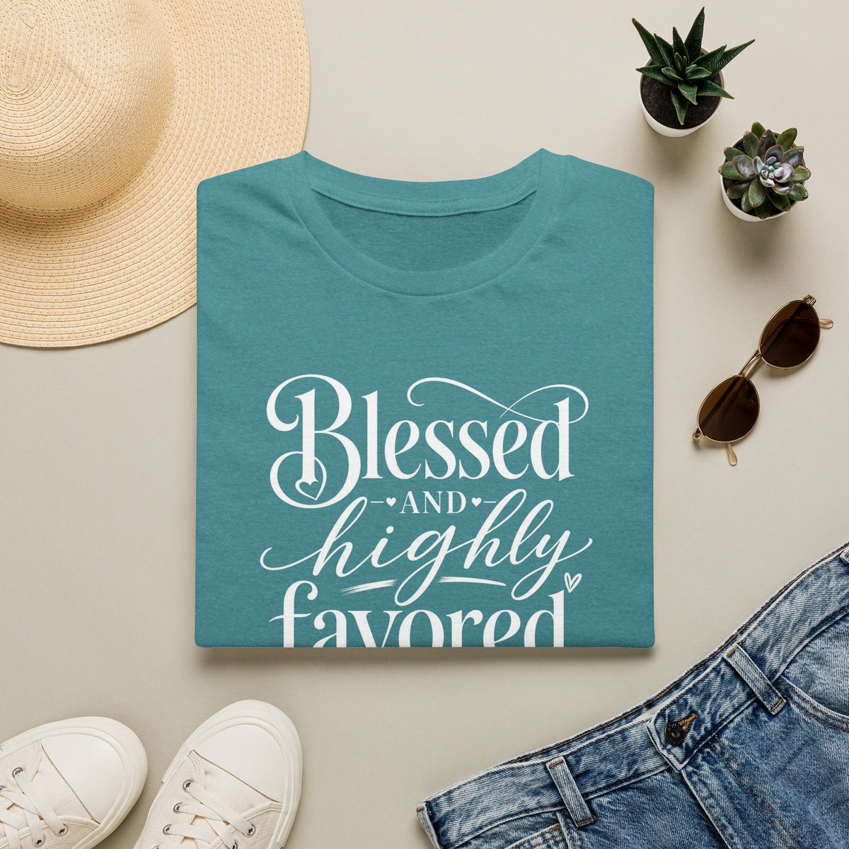 Blessed & highly favored T-Shirt
