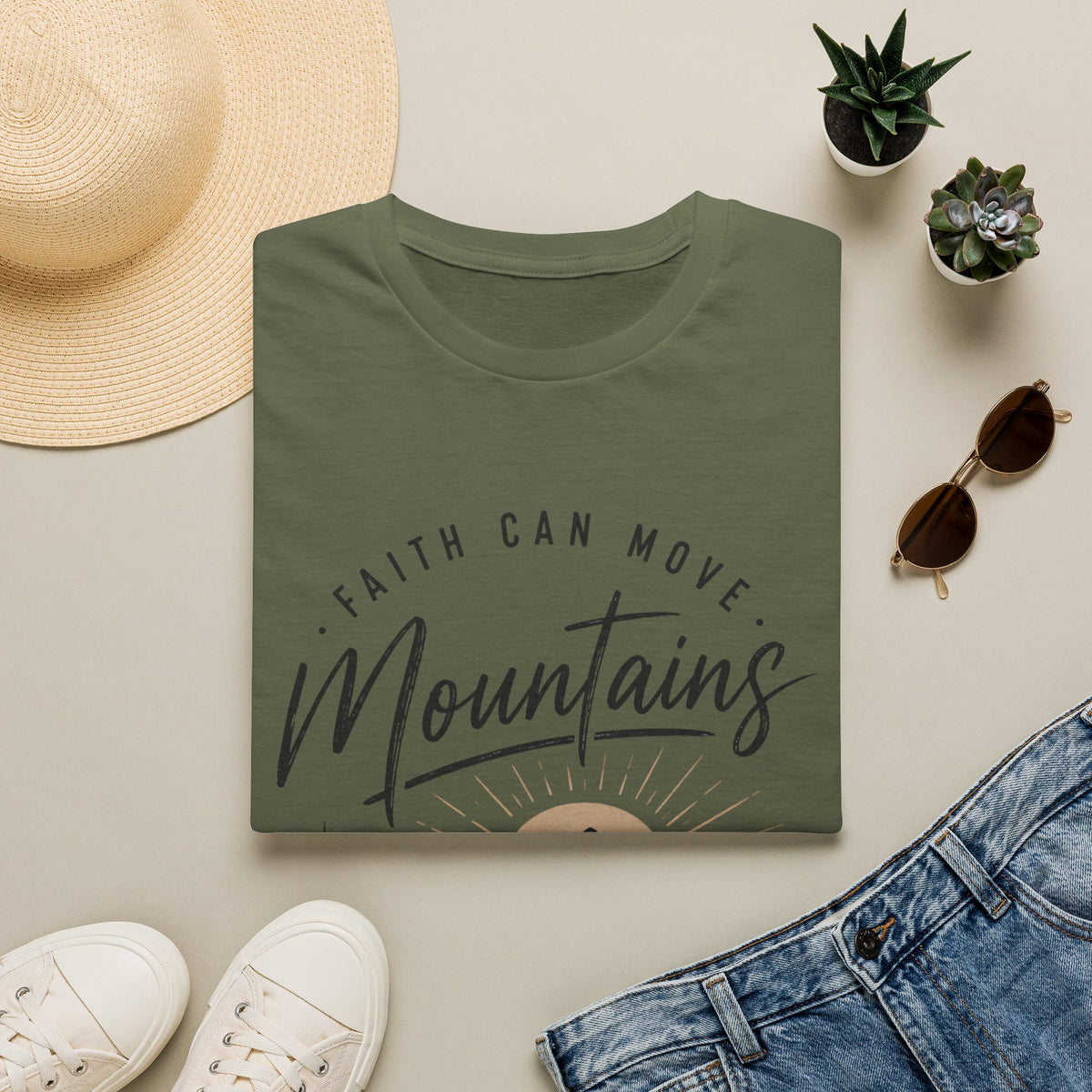 Faith can move mountains T-Shirt