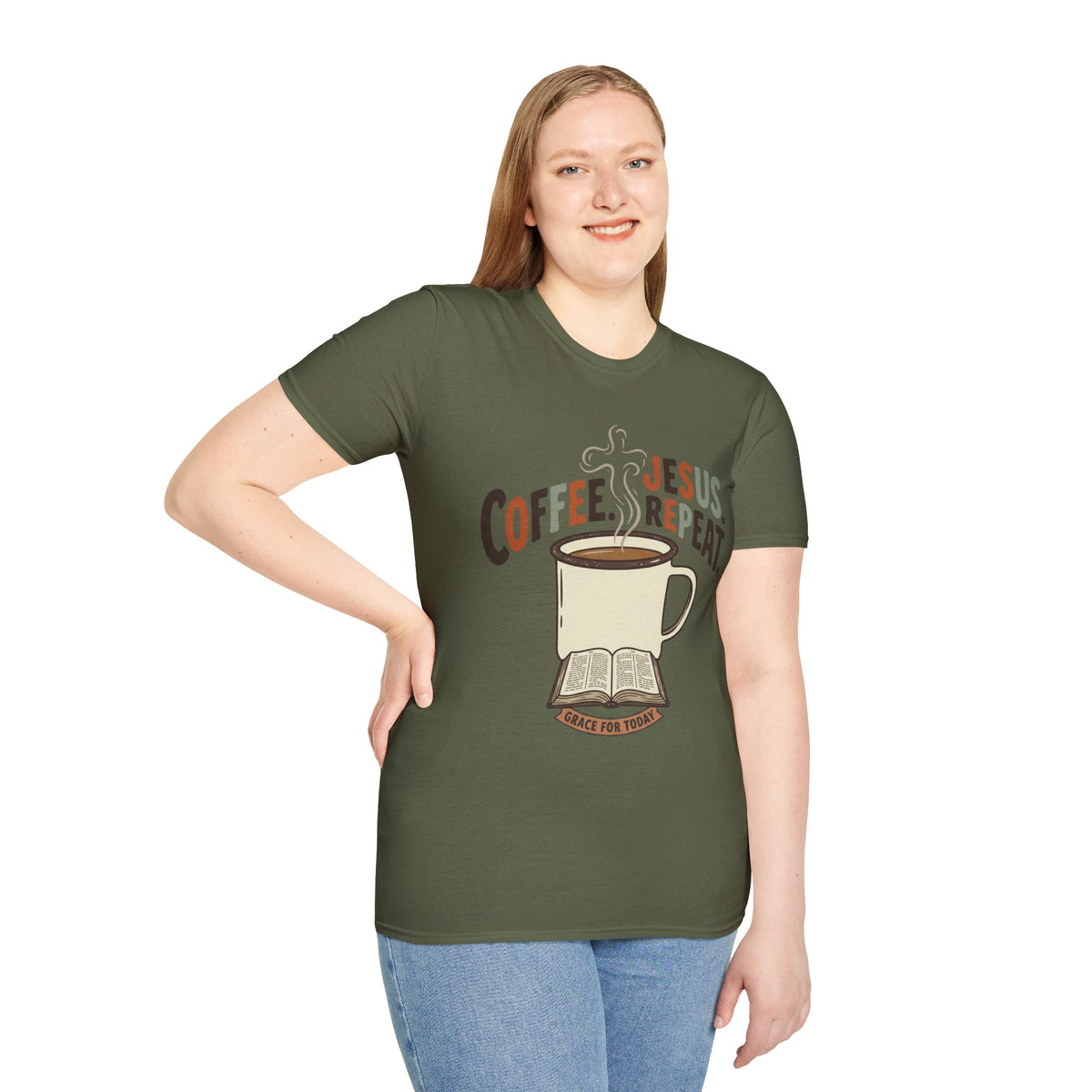 Coffee. Jesus. Repeat. T-Shirt