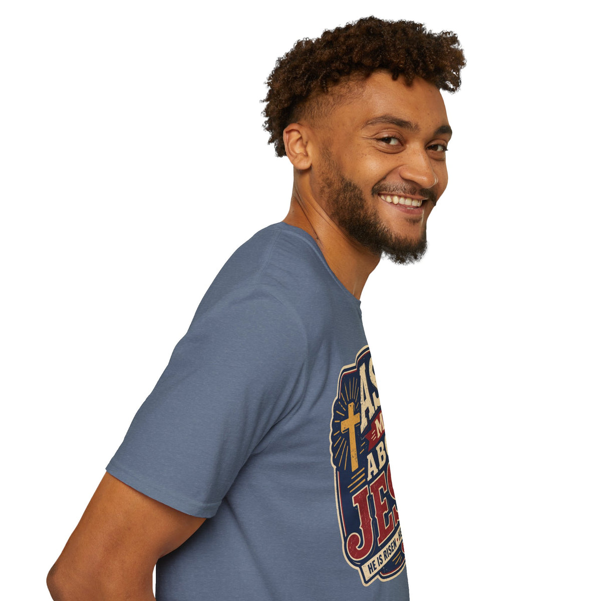 Ask me about Jesus T-Shirt