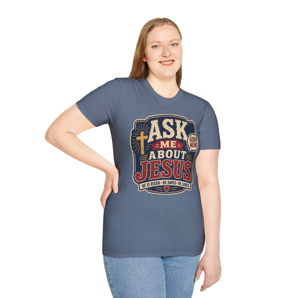 Ask me about Jesus T-Shirt
