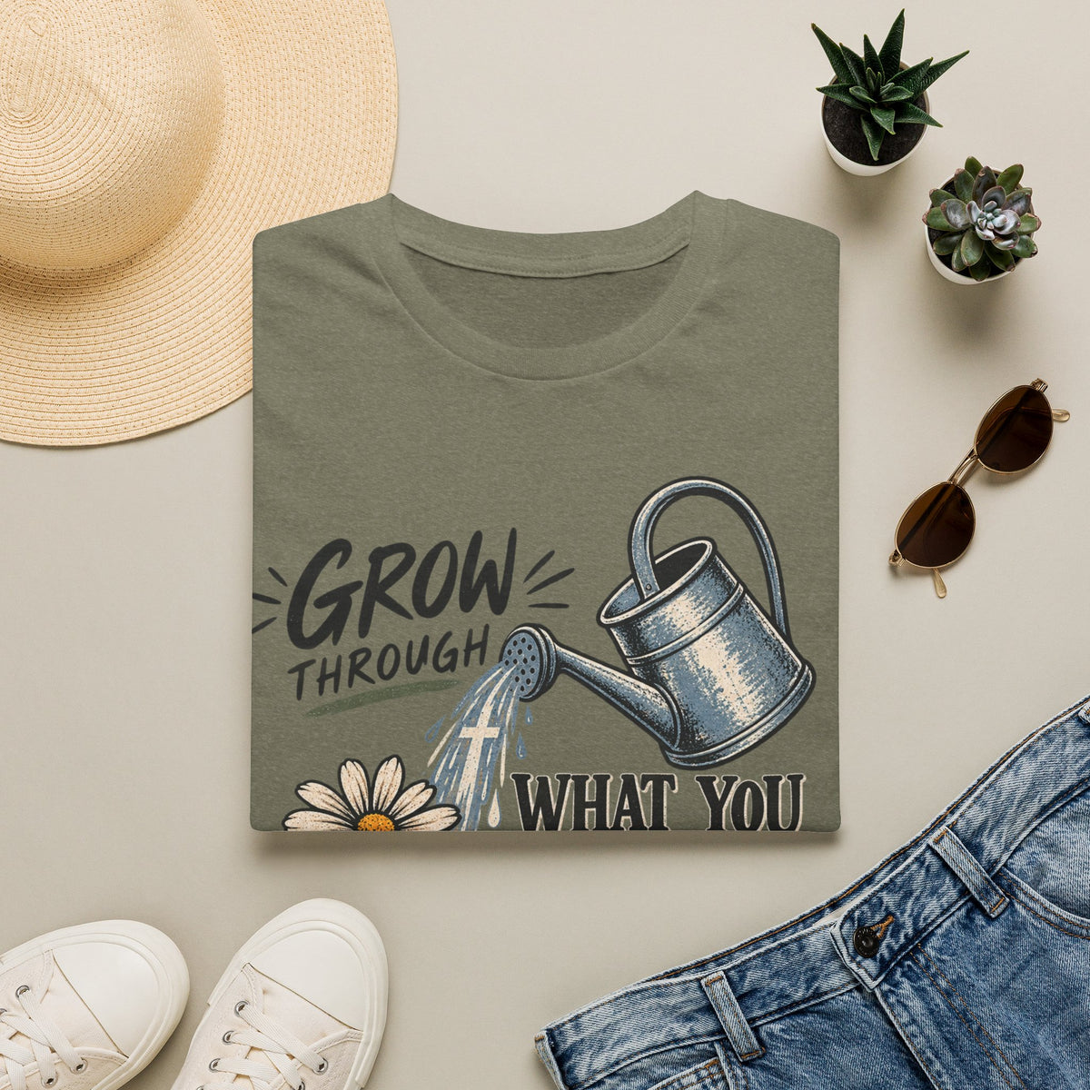 Grow through what you pray through T-Shirt