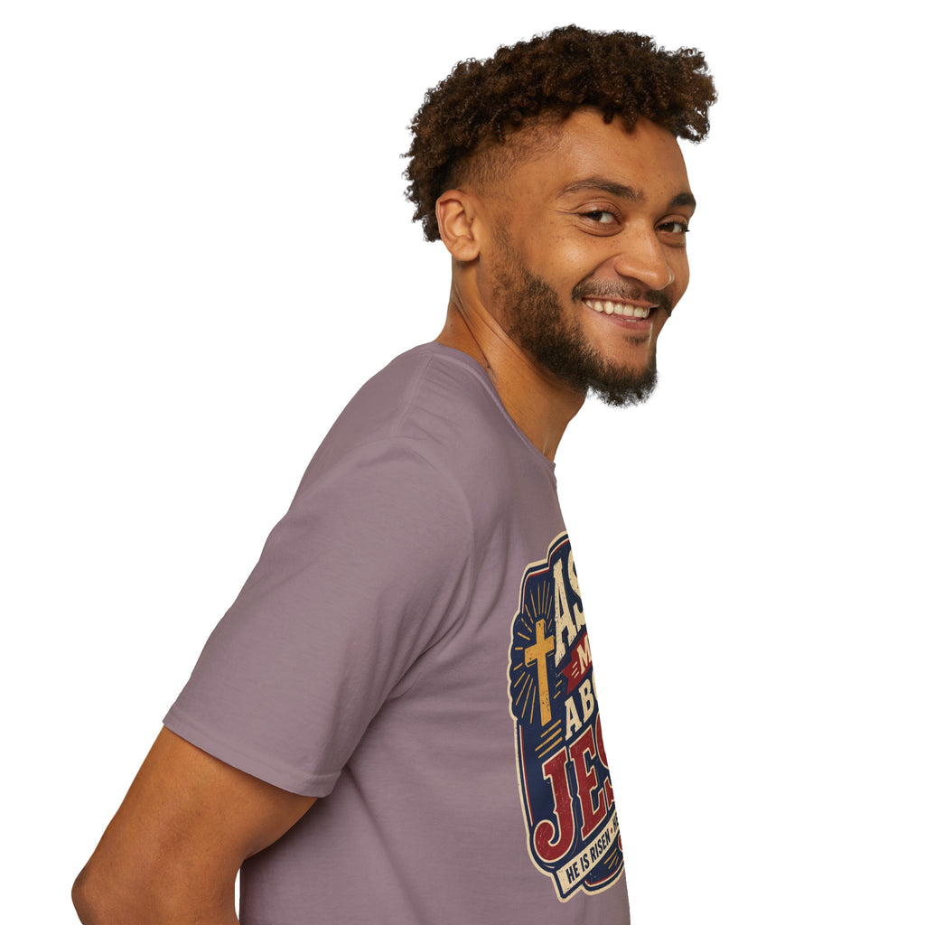 Ask me about Jesus T-Shirt