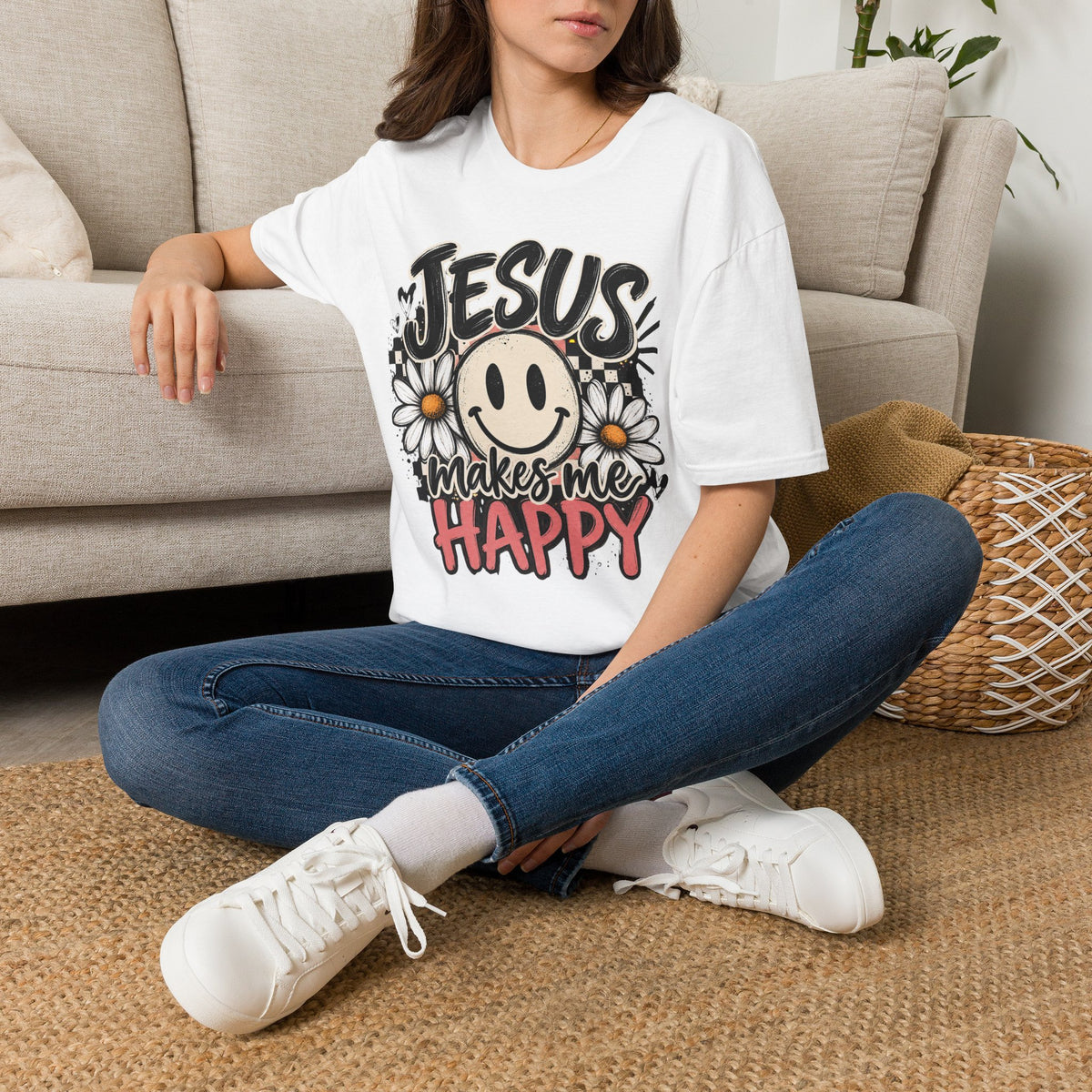 Jesus makes me happy T-Shirt