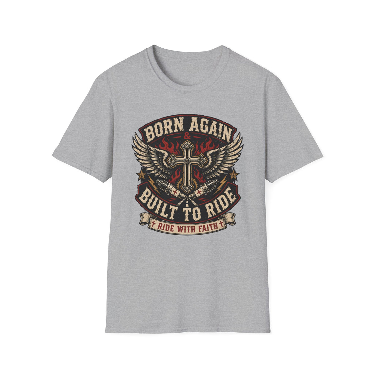 Born Again Built to Ride T-Shirt