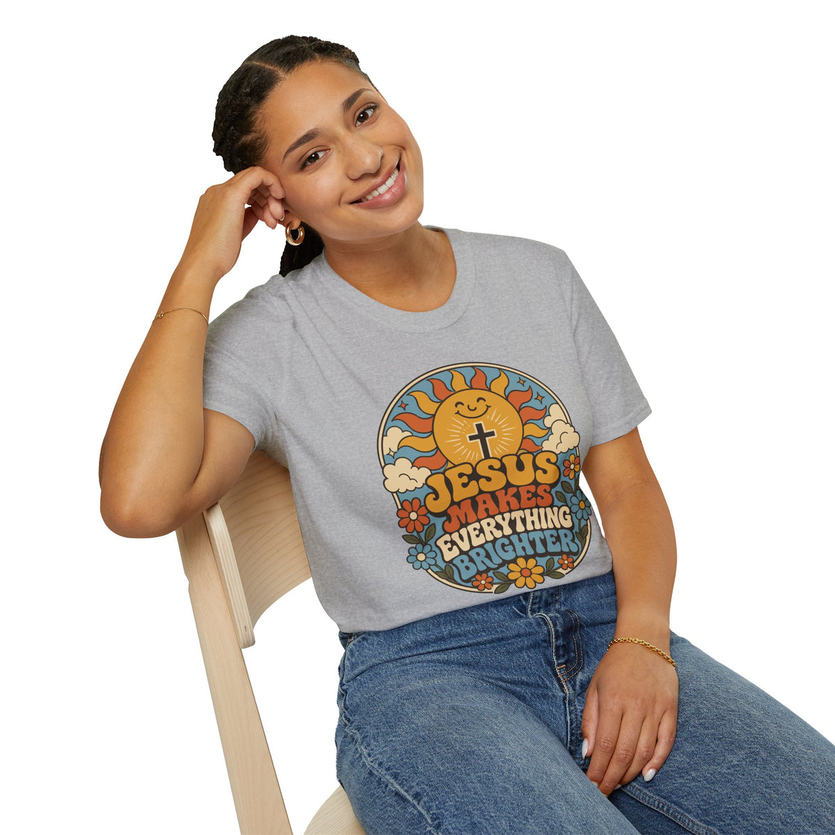 Jesus makes everything brighter T-Shirt