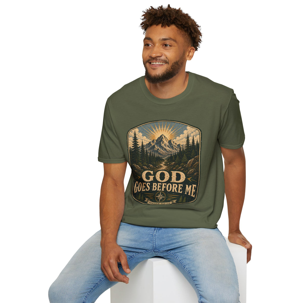 God goes before me T-Shirt