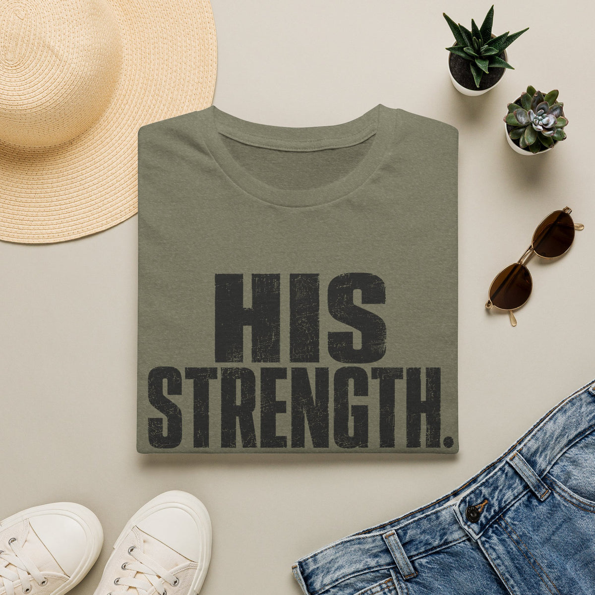His Strength T-Shirt