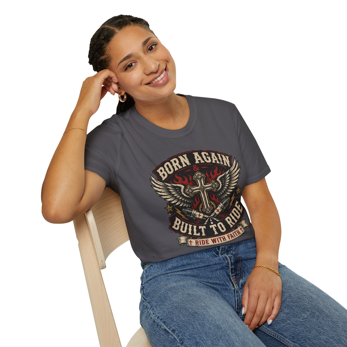 Born Again Built to Ride T-Shirt
