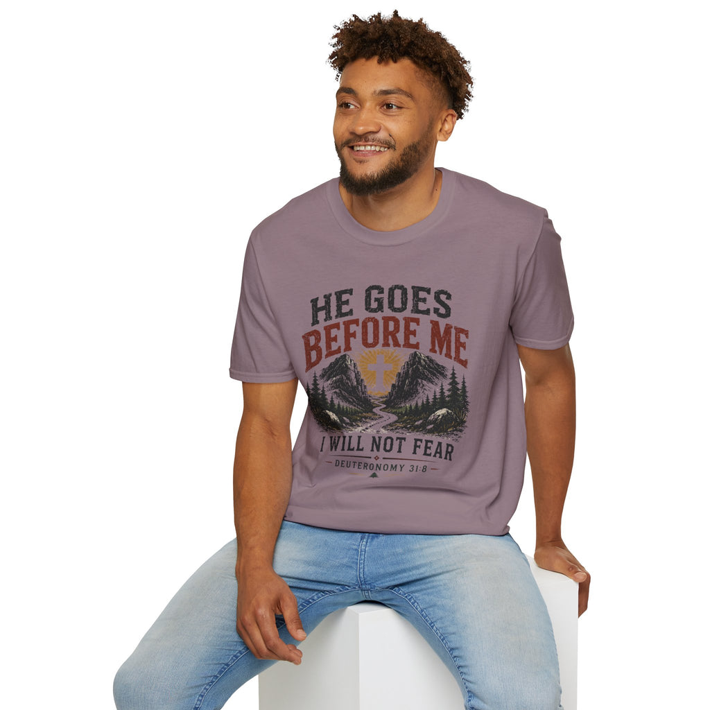 He goes before me T-Shirt