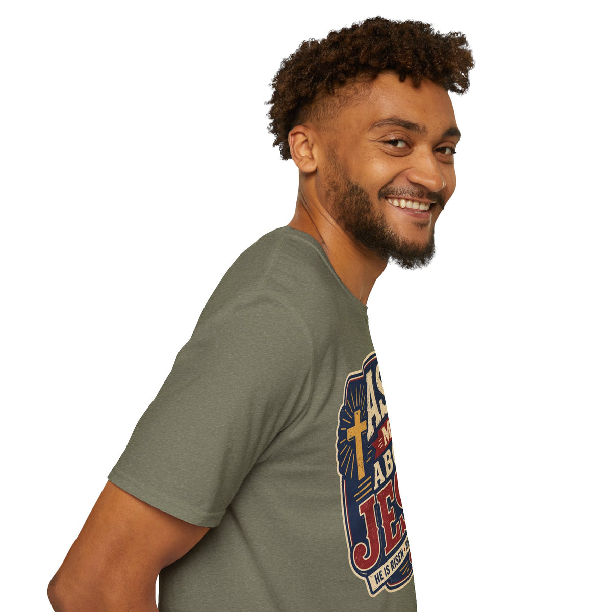 Ask me about Jesus T-Shirt