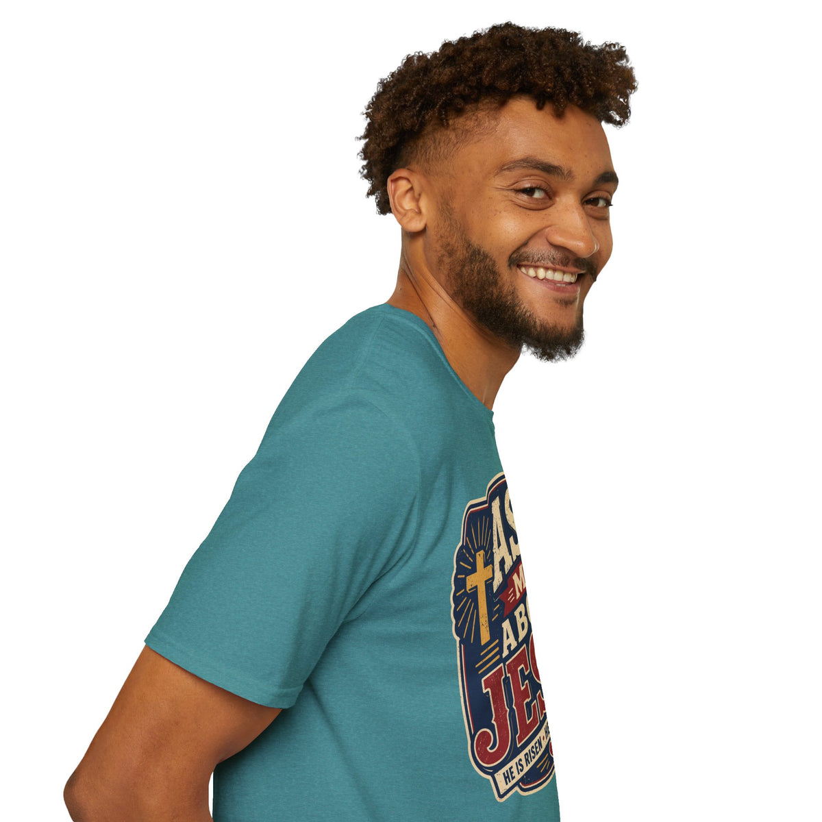 Ask me about Jesus T-Shirt