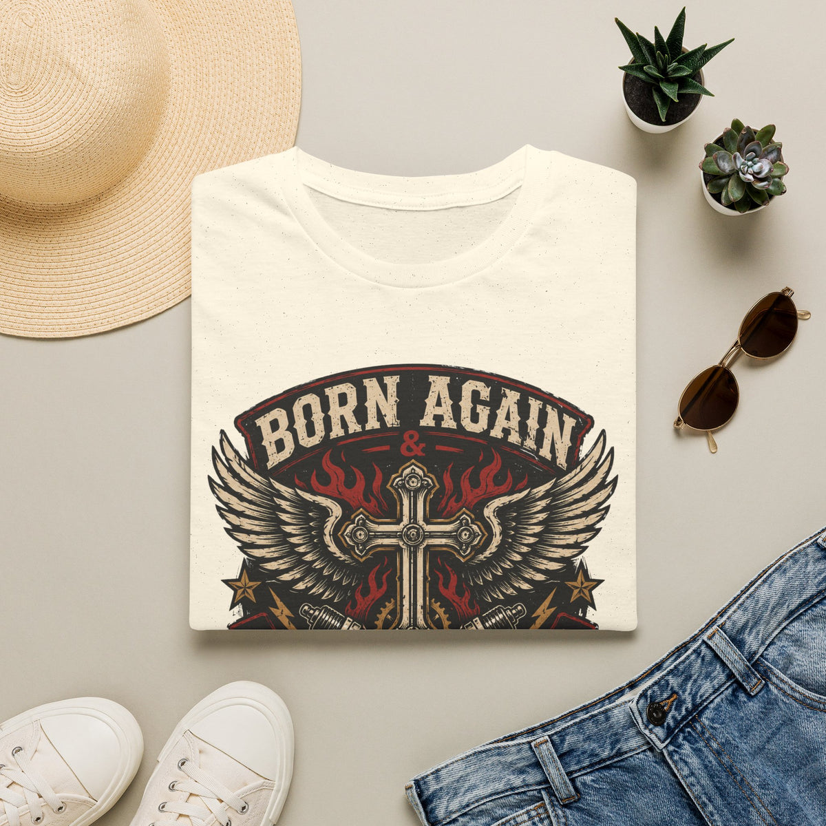 Born Again Built to Ride T-Shirt