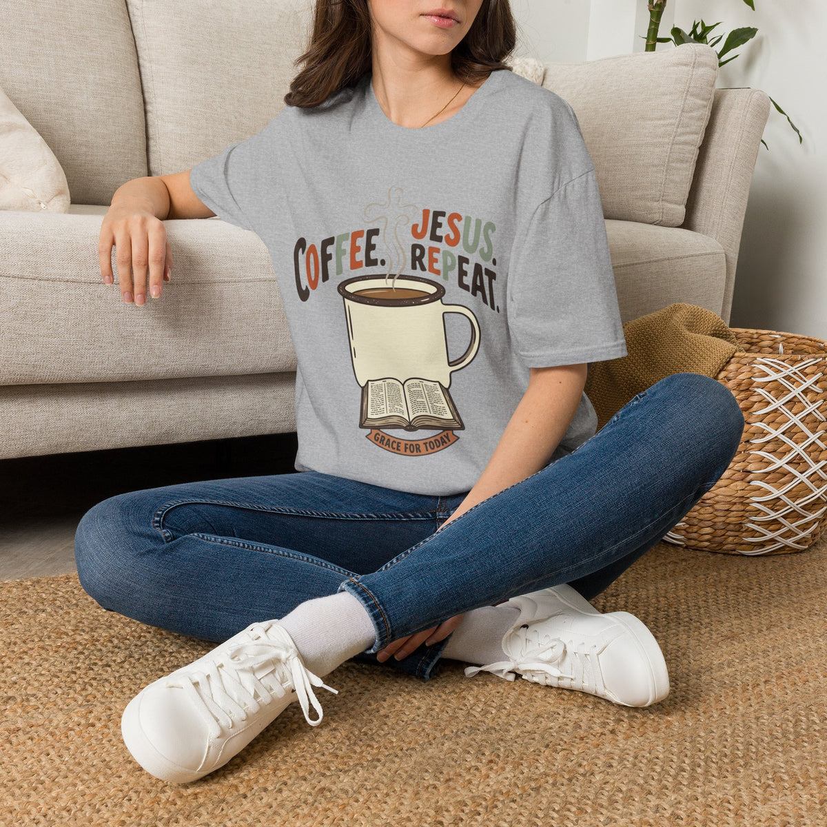 Coffee. Jesus. Repeat. T-Shirt