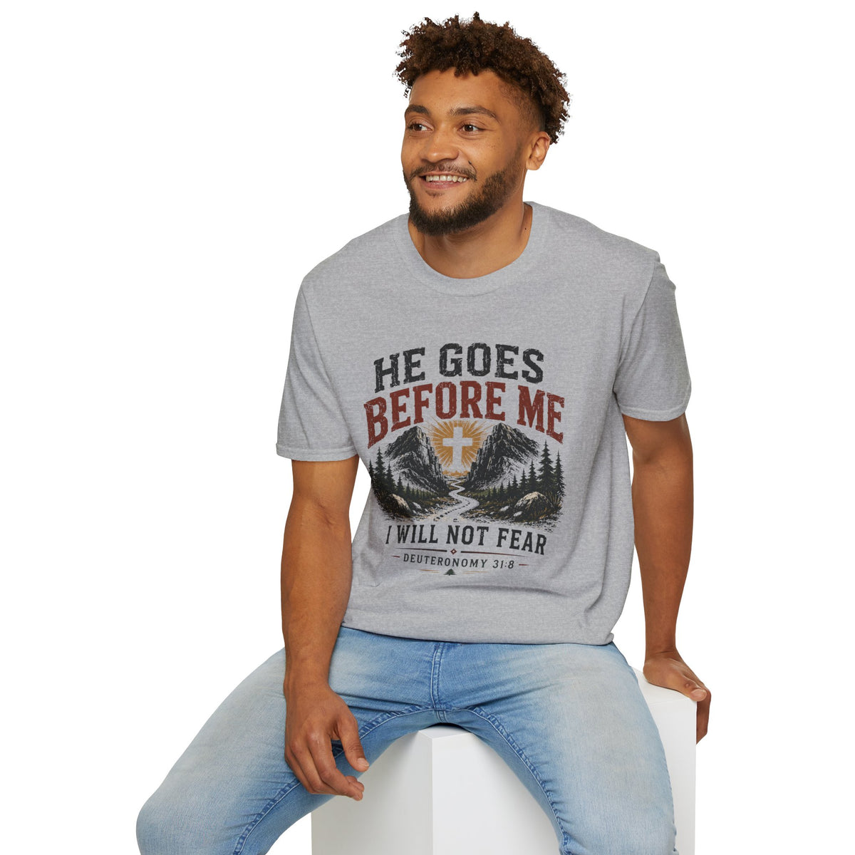 He goes before me T-Shirt