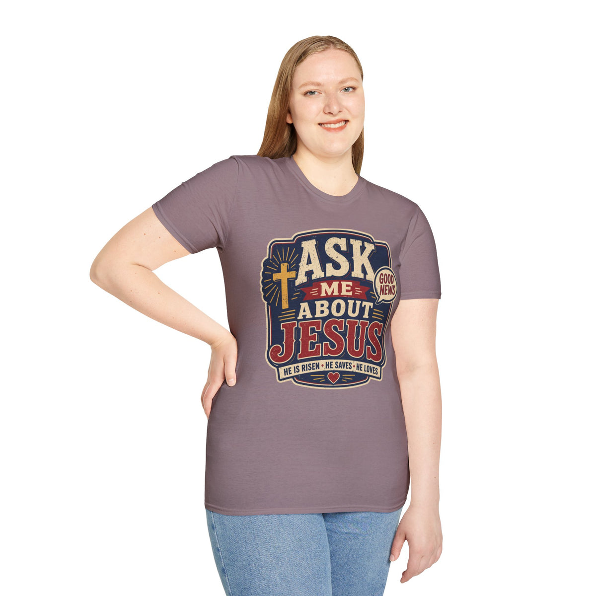 Ask me about Jesus T-Shirt