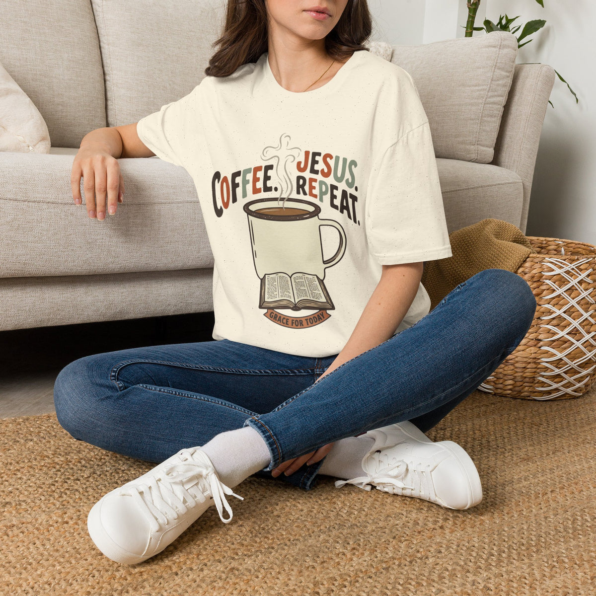 Coffee. Jesus. Repeat. T-Shirt