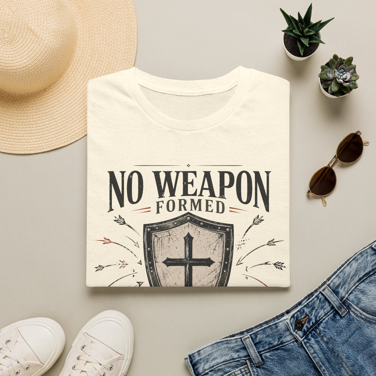 No Weapon formed against Me T-Shirt