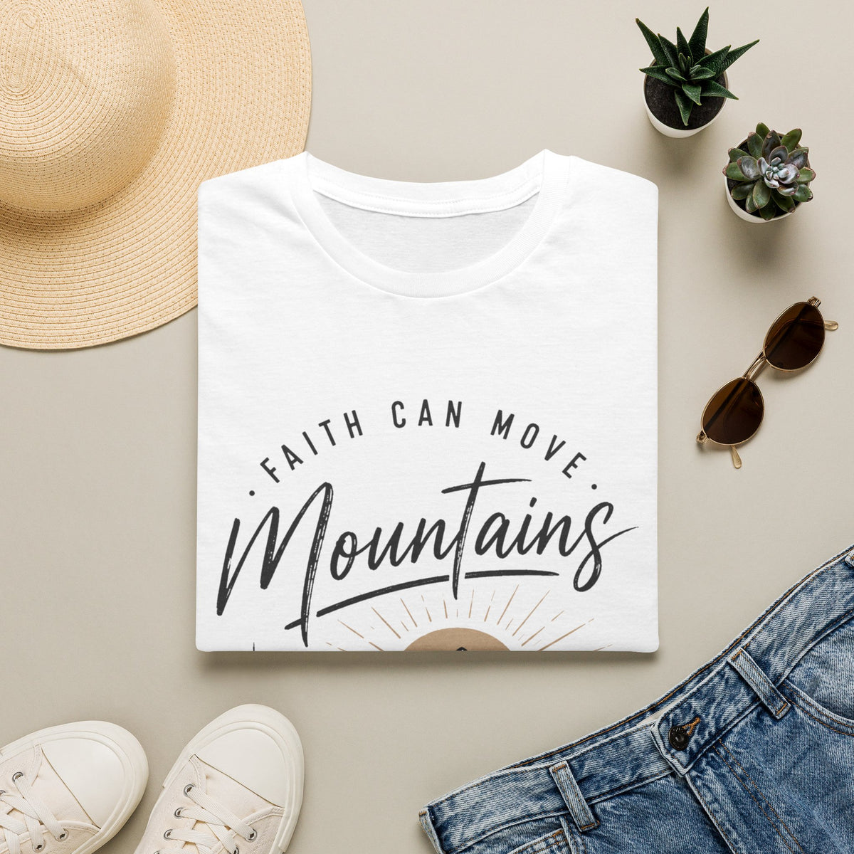 Faith can move mountains T-Shirt