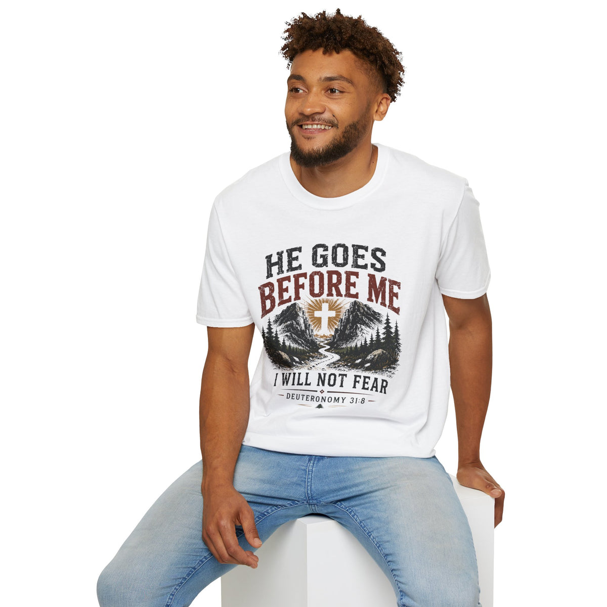 He goes before me T-Shirt