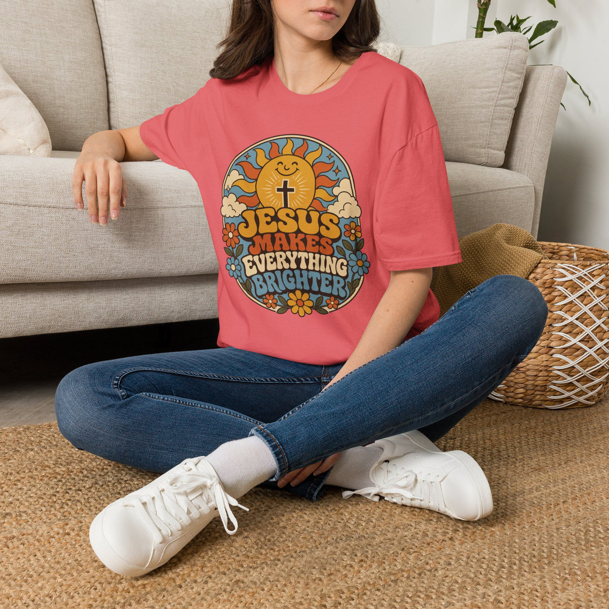 Jesus makes everything brighter T-Shirt