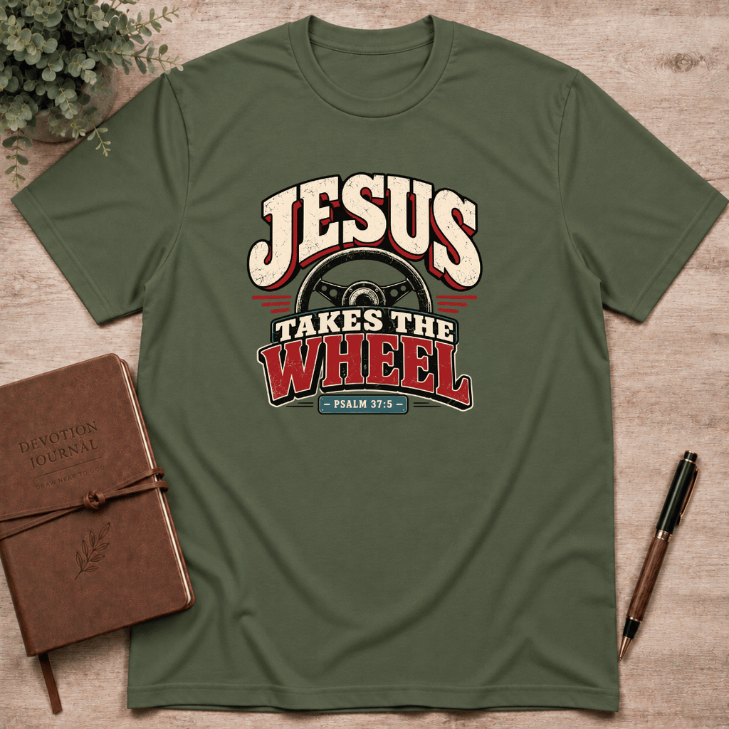 Jesus takes the wheel T-Shirt
