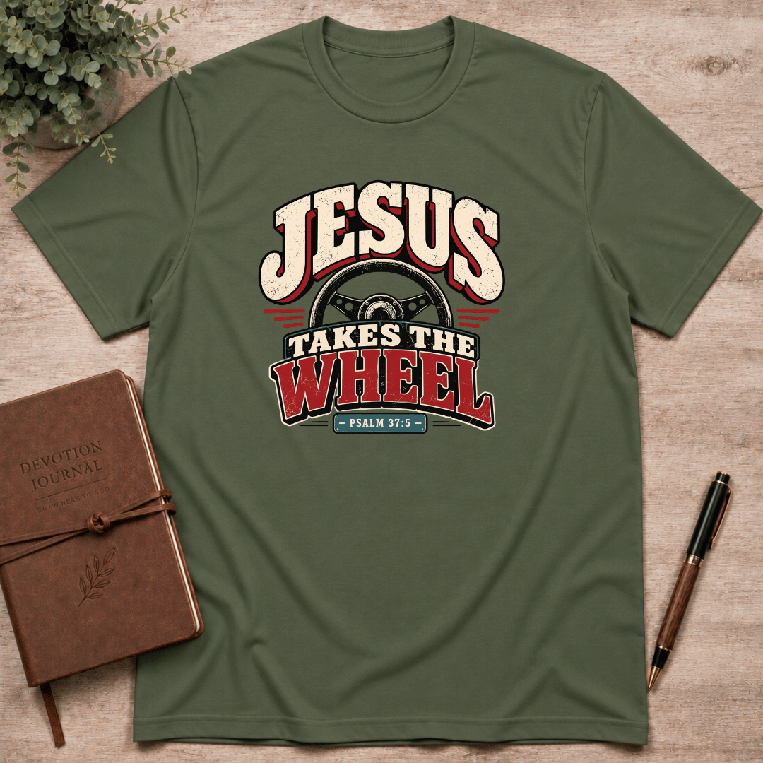 Jesus takes the wheel T-Shirt