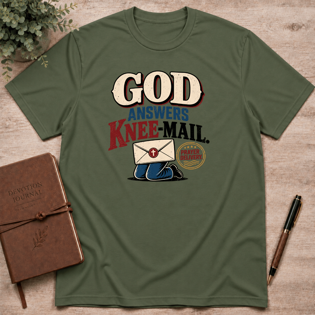God answers knee-mail T-Shirt