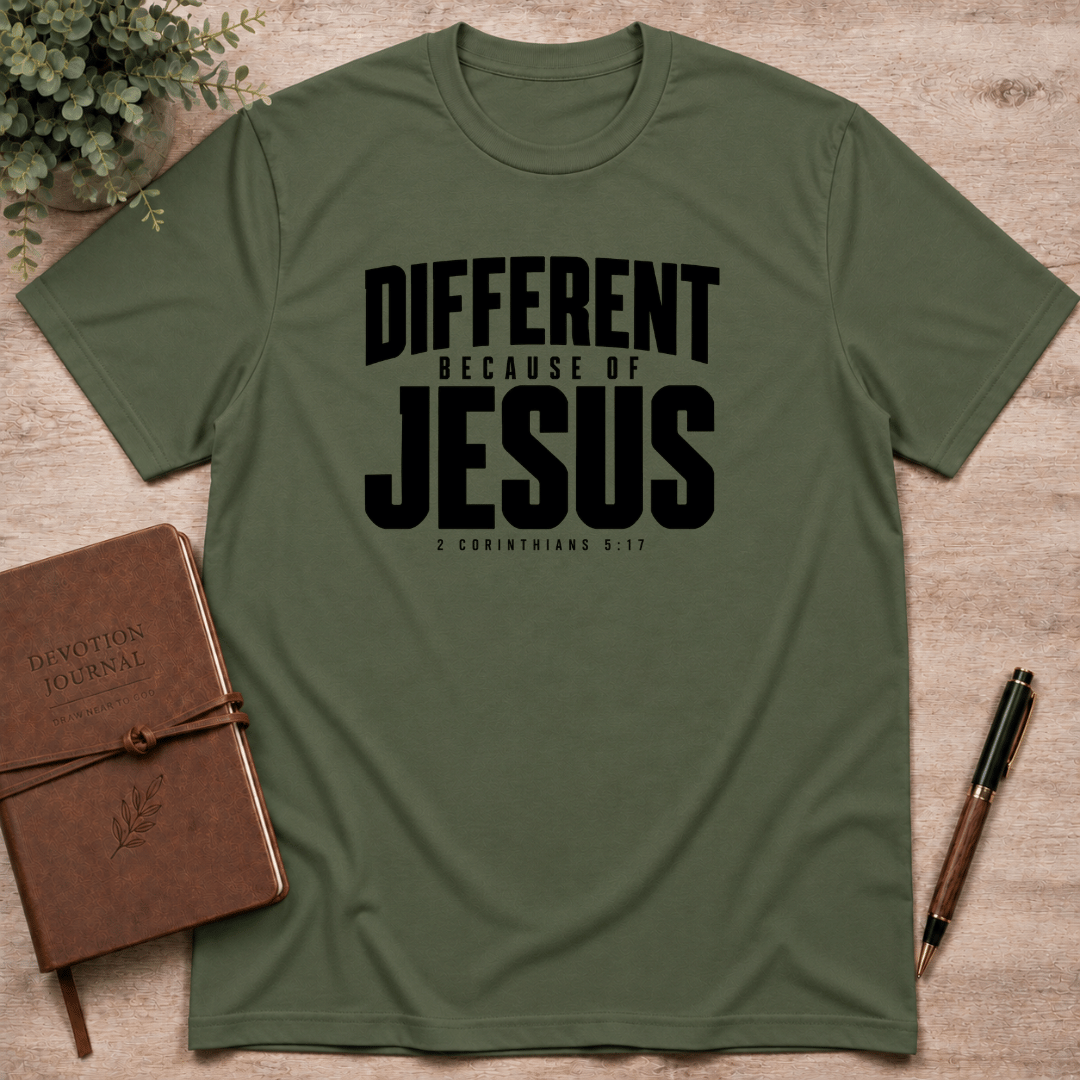 Different because of Jesus T-Shirt