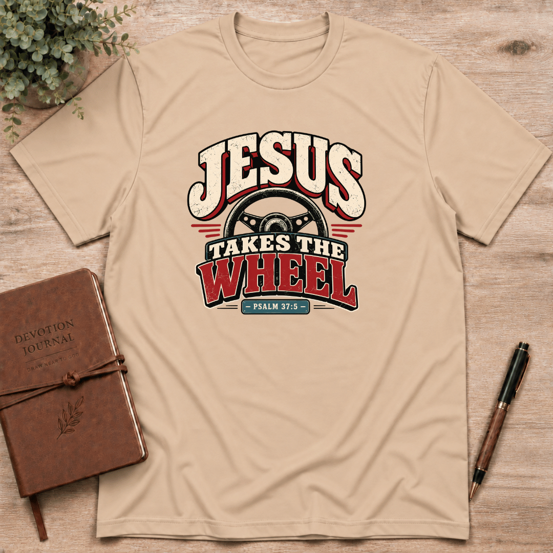 Jesus takes the wheel T-Shirt