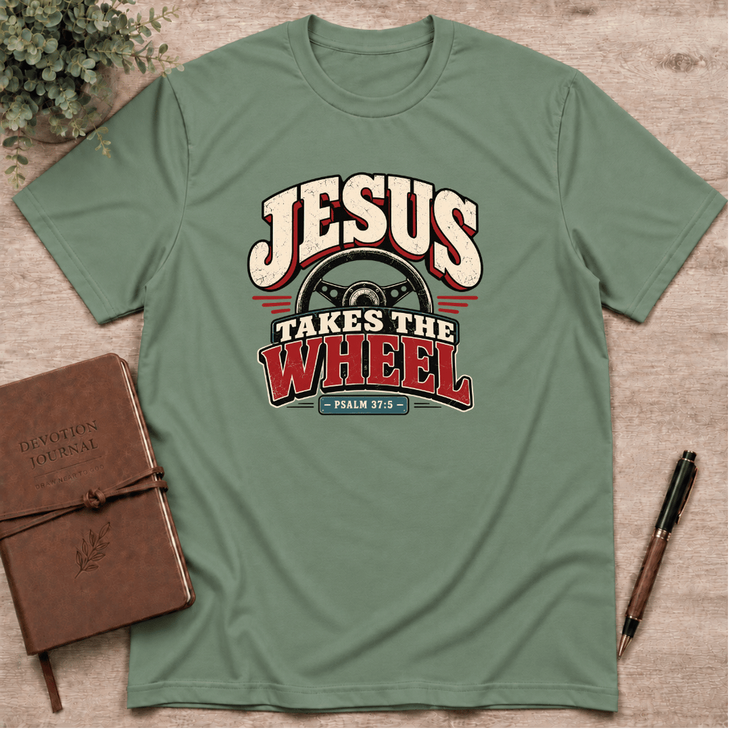Jesus takes the wheel T-Shirt