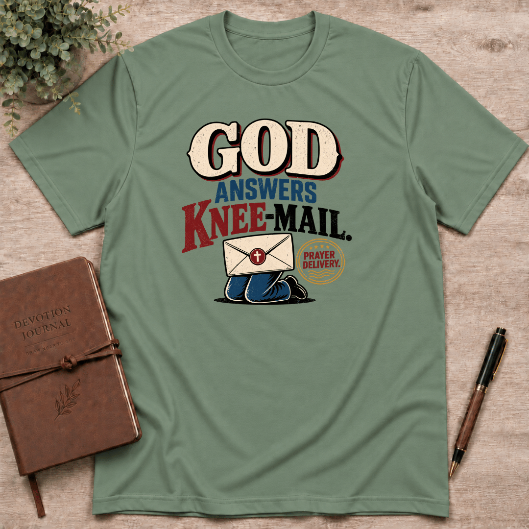 God answers knee-mail T-Shirt