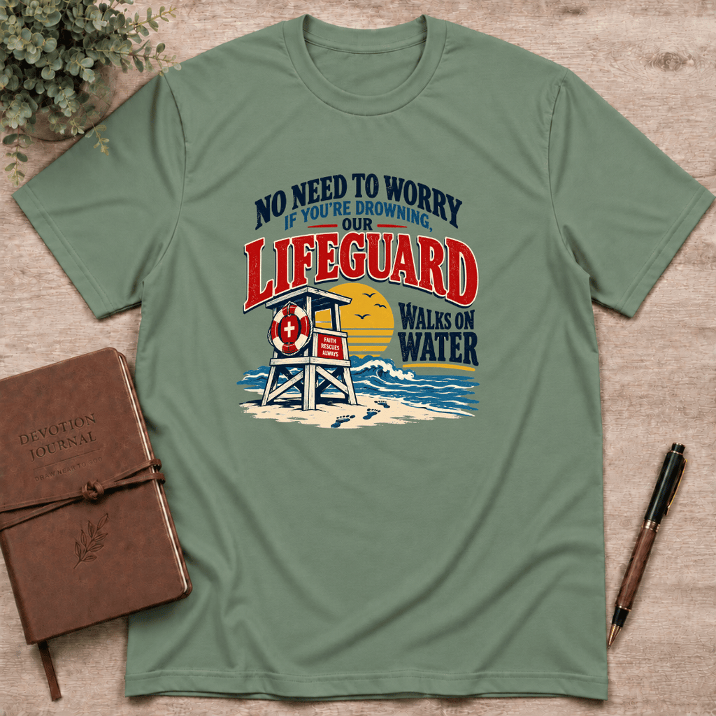 Our lifeguard walks on water T-Shirt