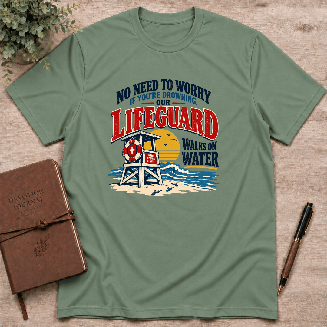 Our lifeguard walks on water T-Shirt