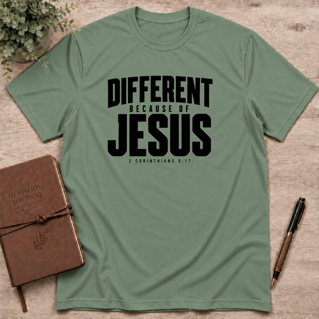 Different because of Jesus T-Shirt