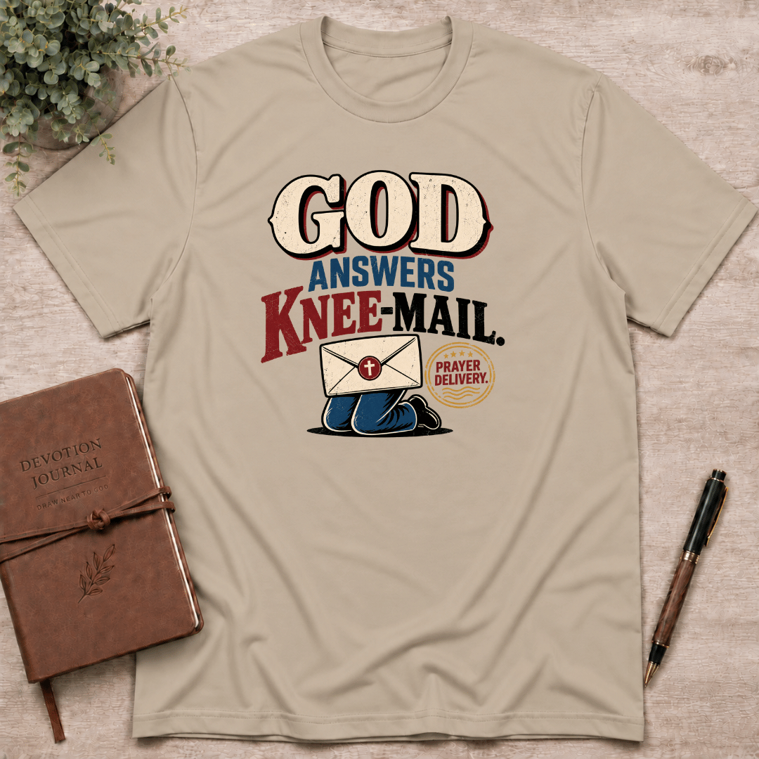 God answers knee-mail T-Shirt