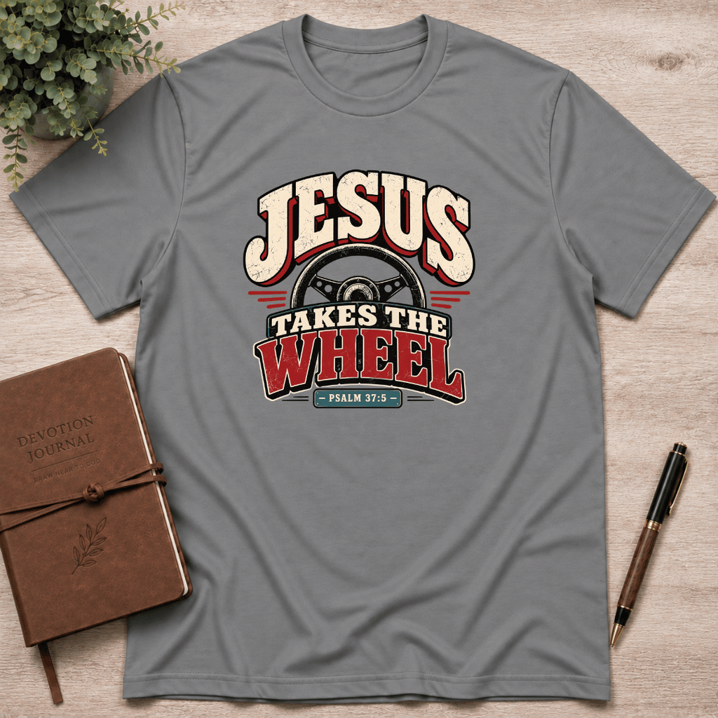 Jesus takes the wheel T-Shirt