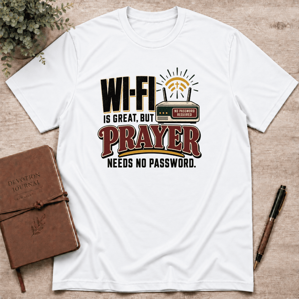 Prayer needs no password T-Shirt