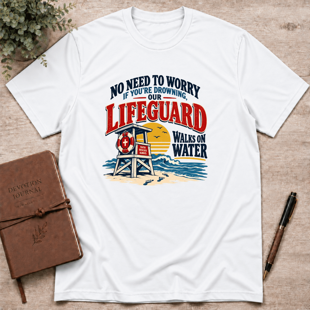 Our lifeguard walks on water T-Shirt