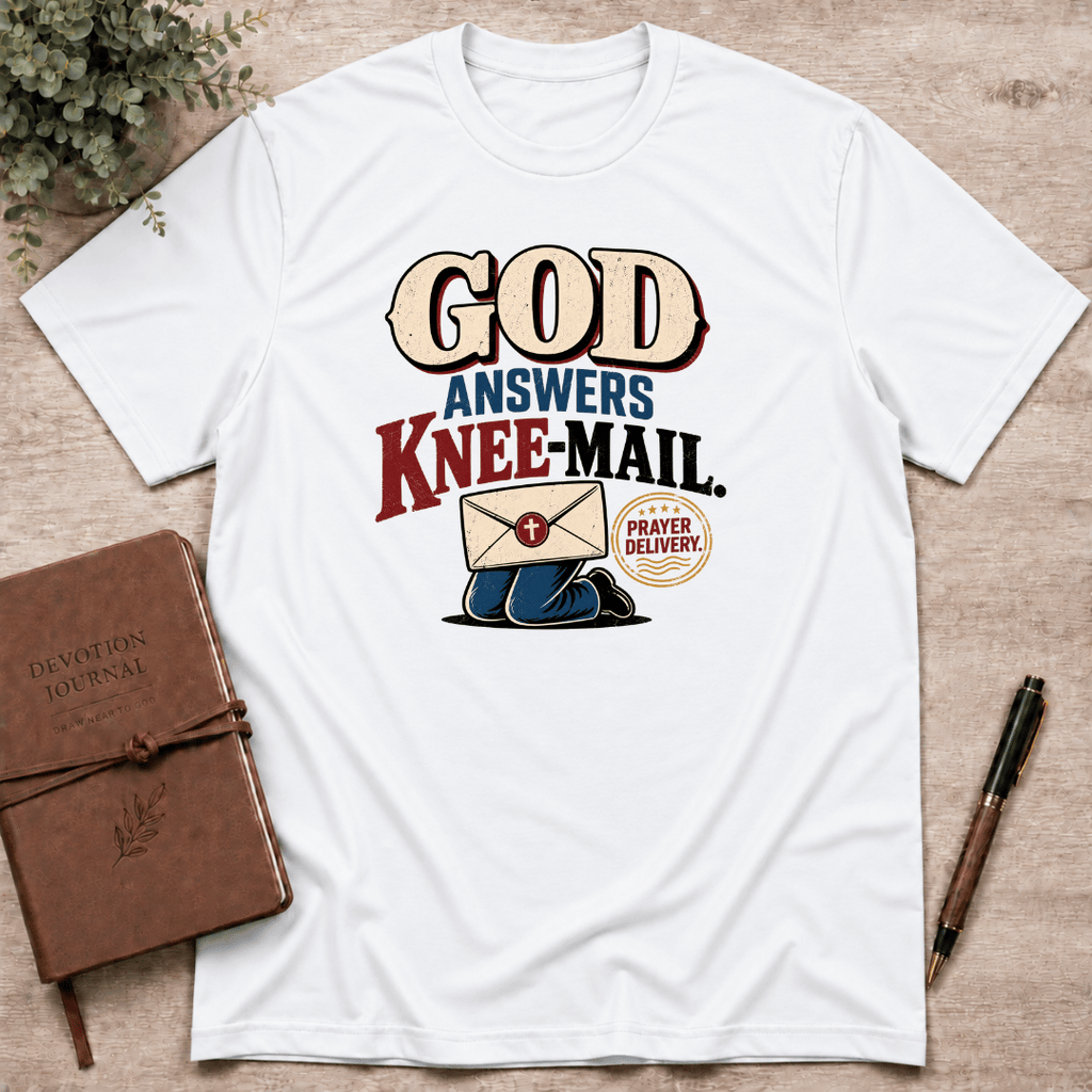 God answers knee-mail T-Shirt